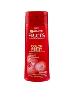 Shampoo for dyed hair, Fructis, Garnier, plastic, 250 ml, red, 1 piece