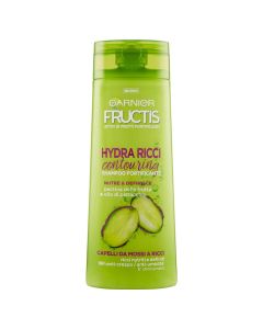 Strengthening shampoo for curly hair, Fructis, Garnier, plastic, 250 ml, green, 1 piece