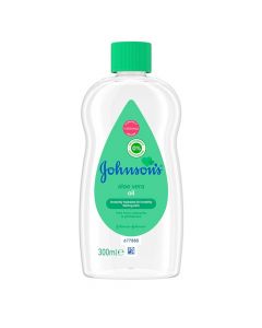 Massage oil for babies, Johnson's, plastic, 300 ml, green, 1 piece