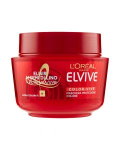 Maskë flokësh për flokë të lyer Color Vive, Elvive, L'Oreal, plastikë, 300 ml, e kuqe, 1 copë