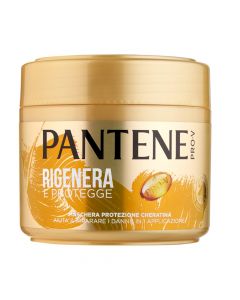 Regenerating and protective hair mask, Pantene, plastic, 300 ml, gold, 1 piece