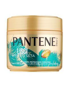 Hair mask for straight hair, Pantene, plastic, 300 ml, gold and green, 1 piece