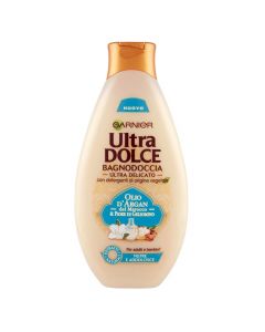 Body shampoo with argan oil Ultra Dolce, Garnier, plastic, 500 ml, cream, 1 piece