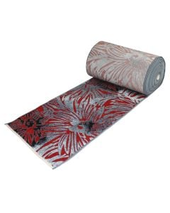 Freise rug, Size: 80 cm Color: Red/Design, Material: Polypropylene