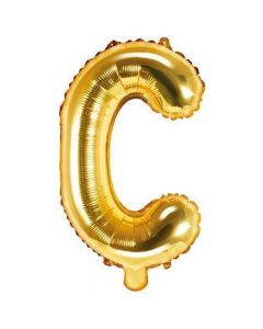 Tullumbace në formën e shkronjës "C", najlon dhe alumin i rafinuar, 35 cm, e artë, 1 copë