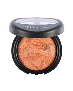 Terracotta face powder 046 Touch of Apricot, Flormar, plastic, 9 g, peach, 1 piece
