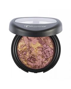 Terracotta face powder 045 Touch of Rose, Flormar, plastic, 9 g, beige and dusty pink, 1 piece