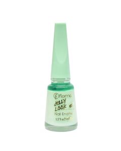 Nail enamel, JL16 Pastel Green, Jelly Look, Flormar, glass and plastic, 11 ml, pastel green, 1 piece