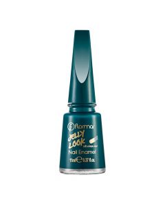 Nail enamel, JL12 Forest, Jelly Look, Flormar, glass and plastic, 11 ml, green, 1 piece