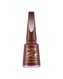 Nail enamel, JL61 Plum It Up, Jelly Look, Flormar, glass and plastic, 11 ml, brown, 1 piece