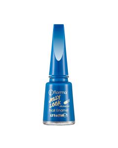 Nail enamel, JL34 Dresden, Jelly Look, Flormar, glass and plastic, 11 ml, blue, 1 piece
