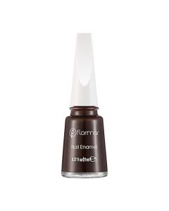 Nail enamel, 514 Bitter Cocoa, Flormar, glass and plastic, 11 ml, dark brown, 1 piece