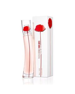 Eau de parfum (EDP) për femra, Flower by Kenzo L'Eau de Vie, Kenzo, qelq, 100 ml, e bardhë dhe e kuqe, 1 copë