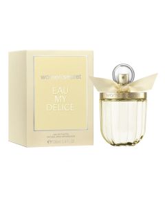 Eau de toilette (EDT) for women, Eau My Delice, Women'Secret, glass, 100 ml, yellow, 1 piece