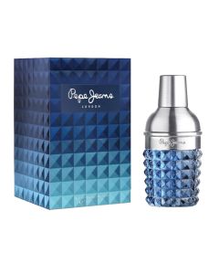 Parfum për meshkuj, For Him, Pepe Jeans, EDT, qelq dhe metal, 50 ml, blu dhe argjend, 1 copë