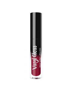 Lip gloss, 12 Jam, Vinyl Gloss High Shine, Golden Rose, plastic, 4.5 ml, burgundy red, 1 piece