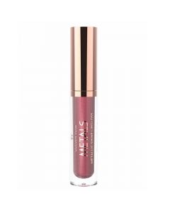 Lip gloss, 04 Rose Copper, Metals Metallic Shine, Golden Rose, plastic, 4.5 ml, dark pink, 1 piece