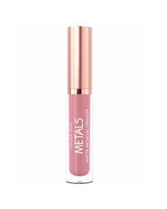 Lip gloss, 52 Pink Topaz, Metals Matte Metallic, Metals Metallic Shine, Golden Rose, plastic, 4.5 ml, pink, 1 piece