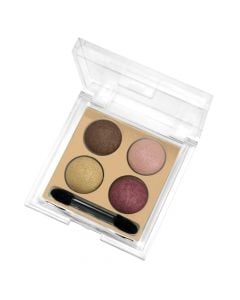 Palette with 4 eyeshadows, 07, Wet & Dry, Golden Rose, plastic, 4 g, beige and pink, 1 piece