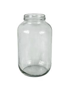 Jar 4250 cc, Size: D.10 x27 cm, Color: Clear, Material: Glass