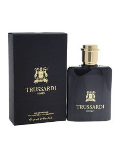 Parfum për meshkuj, Trussardi, Uomo, EDT, qelq, 50 ml, e zezë dhe gold, 1 copë