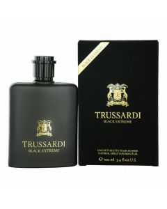 Parfum për meshkuj, Trussardi, Uomo Black Extreme, EDT, qelq, 100 ml, e zezë dhe gold, 1 copë