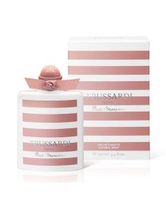Eau de toilette (EDT) for women, Donna Pink Marina, Trussardi, glass, 100 ml, white and pink, 1 piece