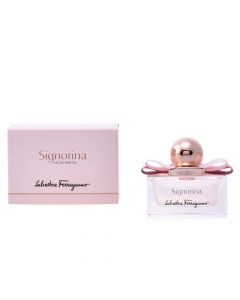 Eau de parfum (EDP) for women, Signorina, Salvatore Ferragamo, glass, 30 ml, pink and gold, 1 piece