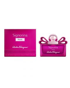 Eau de parfum (EDP) for women, Signorina Ribelle, Salvatore Ferragamo, glass, 50 ml, magenta, 1 piece