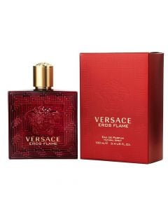 Parfum për meshkuj, Versace, Eros Flame, EDP, qelq, 100 ml, e kuqe dhe gold, 1 copë