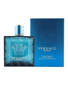 Parfum për meshkuj, Versace, Eros, EDT, qelq, 100 ml, gurkali dhe gold, 1 copë