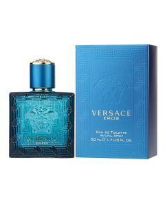 Parfum për meshkuj, Versace, Eros, EDT, qelq, 50 ml, gurkali dhe gold, 1 copë