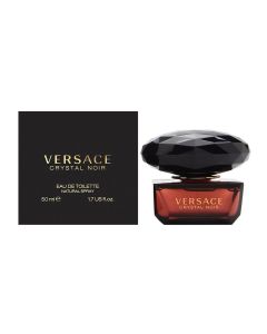 Eau de toilette (EDT) for women, Crystal Noir, Versace, glass, 50 ml, black, merlot and gold, 1 piece