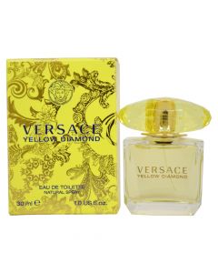 Parfum për femra, Versace, Yellow Diamond, EDT, qelq, 30 ml, e verdhë dhe gold, 1 copë