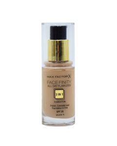 3 in 1 liquid makeup foundation spray, 75 Golden, All Day Flawless, FaceFinity, Max Factor, plastic and glass, 30 ml, beige, 1 piece