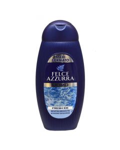 Shampo për flokët dhe për trupin, Fresh Ice, Felce Azzurra, Paglieri, plastikë, 400 ml, blu, 1 copë