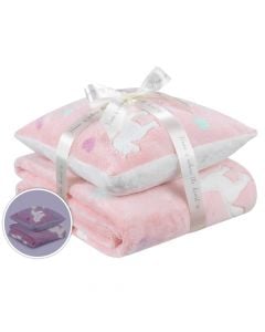 Blanket and pillow set for children, Warm Hug, Dormeo, polyester microfiber, 190x130 cm, 2 pieces