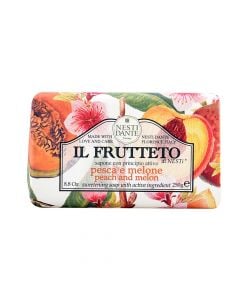 Sapun i ngurtë, Il Frutteto, Nesti Dante, letër, 250 g, e gjelbër dhe portokalli, 1 copë