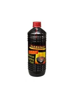 Liquid firelighter, Flamefast, plastic, 1 l, black and red, 1 piece