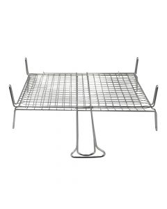 Grill with double legs 45x40 cm