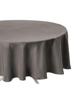 Tablecloth, 180 cm, polyester, beige