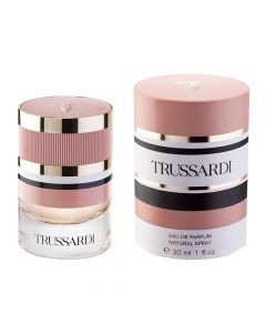 Eau de parfum (EDP) për femra, Trussardi, qelq, 30 ml, rozë dhe gold, 1 copë