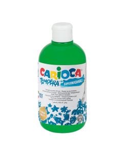 Bojë tempera për fëmijë, Carioca, plastikë, 500 ml, e gjelbër, 1 copë