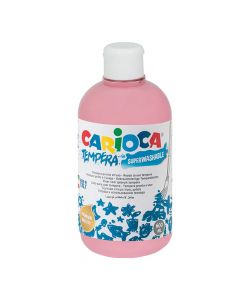 Bojë tempera për fëmijë, Carioca, plastikë, 500 ml, rozë, 1 copë