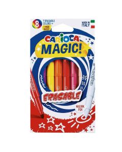Markera me ngjyra për fëmijë, Carioca, plastikë, 18x10.5x2 cm, mikse, 8 copë