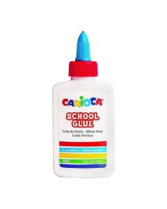 Liquid white glue, Carioca, plastic and vinyl, 100 ml, white, 1 piece