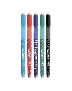 Erasable pen, for kids, Oops, Carioca, plastic, 14.5x1.5 cm, miscellaneous, 1 piece