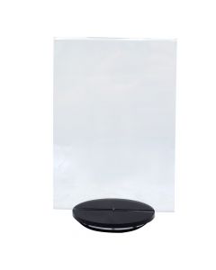 Mbajtëse me rrotullim, për menu, Cartolandia, plastikë, 21x14.8 cm, transparente, 1 copë
