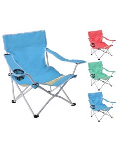 Folding camping chairs, 80x54x69 cm, mix, 1 piece