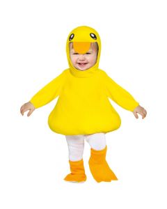 Kostum për beba, Rosak, prej materiali poliestër, 12-18 muaj, verdhë